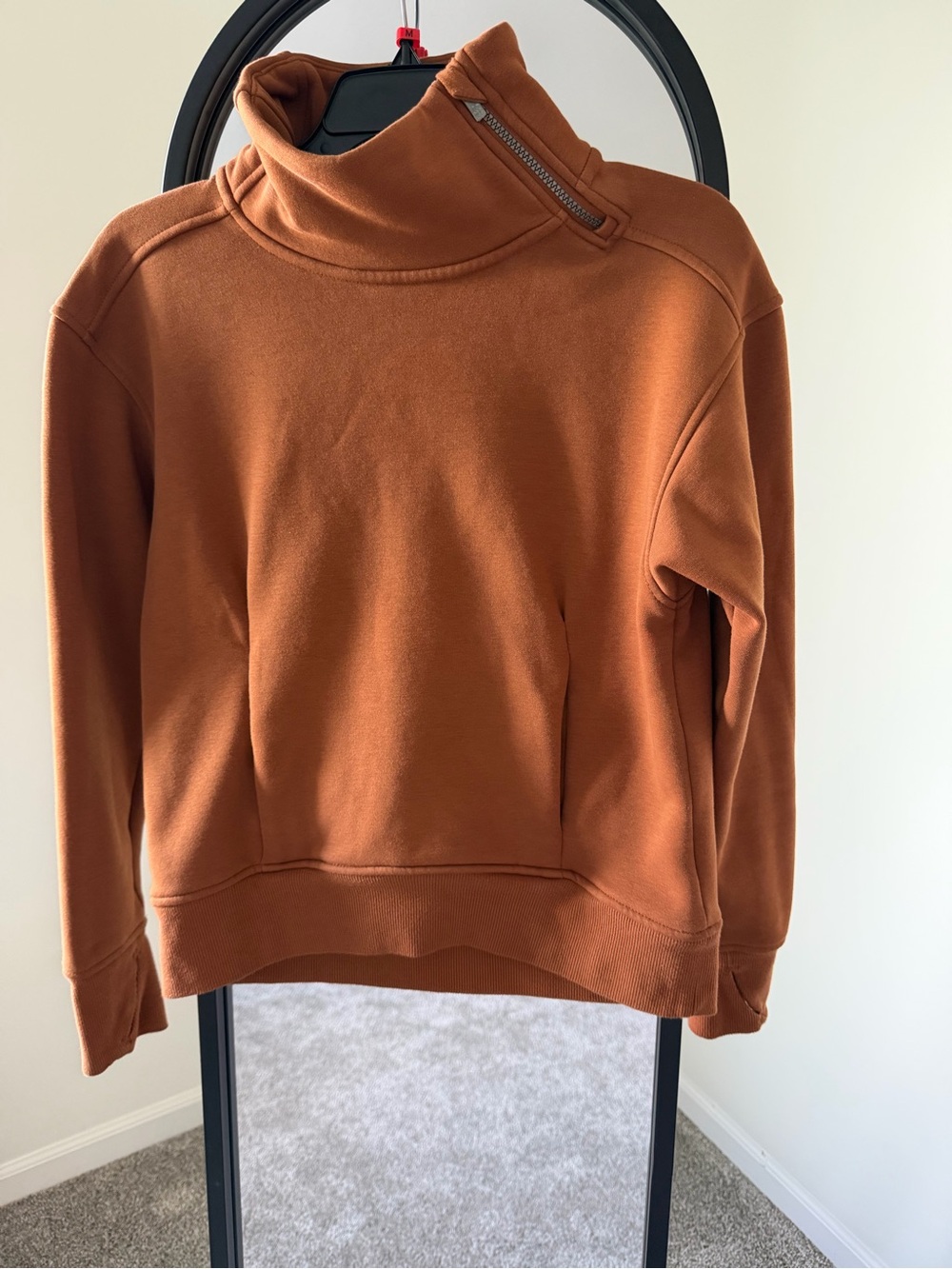 NWOT all in motion  Women's Funnel Neck Sweater - Zipper detail